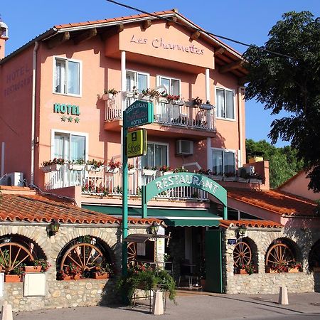 Logis Hotel Restaurant Les Charmettes Аржеле-сюр-Мер Екстериор снимка