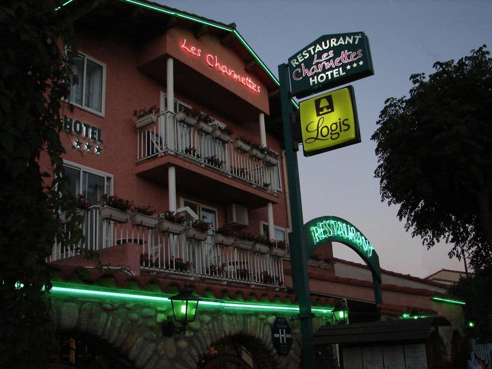 Logis Hotel Restaurant Les Charmettes Аржеле-сюр-Мер Екстериор снимка
