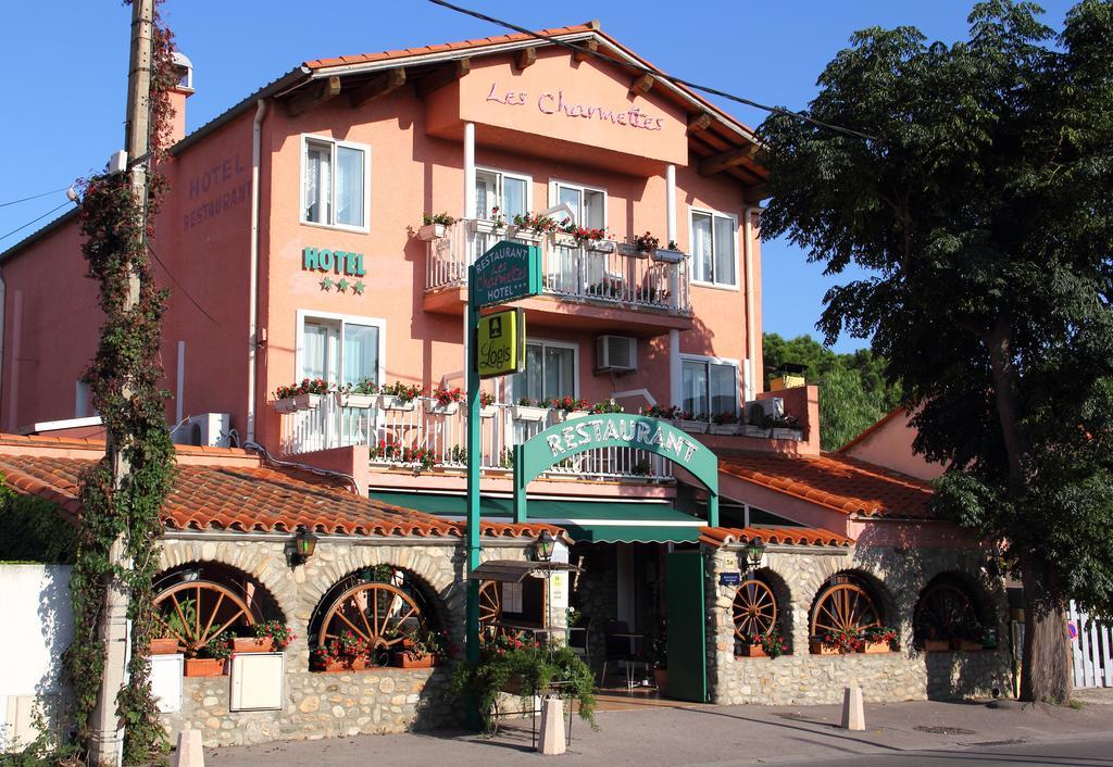 Logis Hotel Restaurant Les Charmettes Аржеле-сюр-Мер Екстериор снимка
